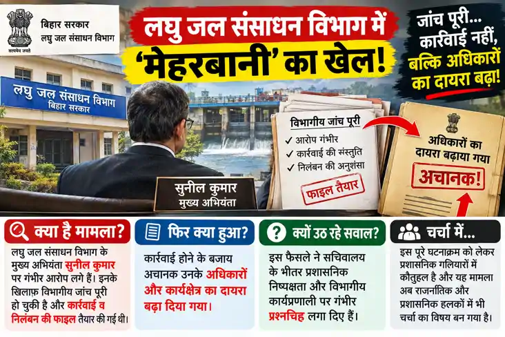 Bihar Minor Water Resources Department Corruption News