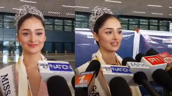 miss universe inidia in patna - पटना पहुंचीं मिस यूनिवर्स इं