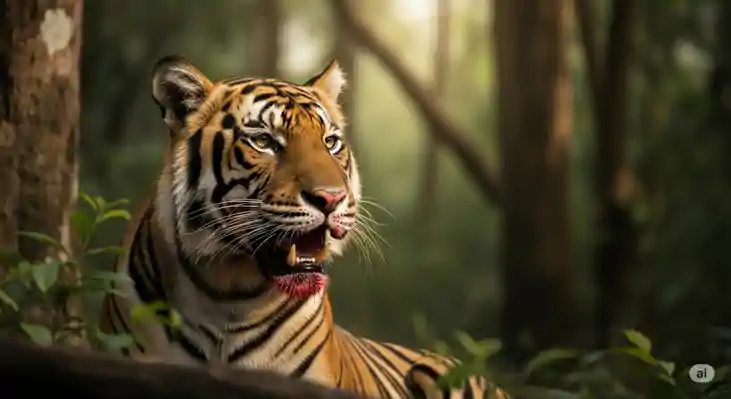 Tiger attack - किसान को बाघ ने मार डाला, पकड़ने  गए वनकर्मी 