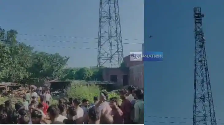 Gopalganj Man Climbs Mobile Tower Demanding Wife Send Off