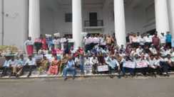 Patna University Teachers Protest for 20 Days Target Govt Policy