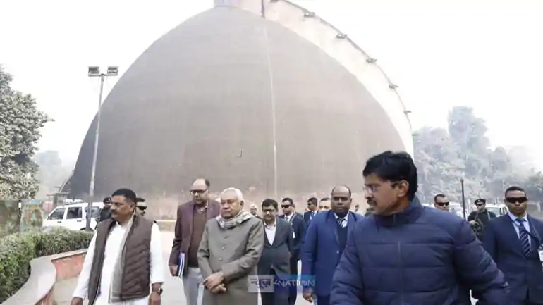Nitish Kumar visit Golghar  Patna