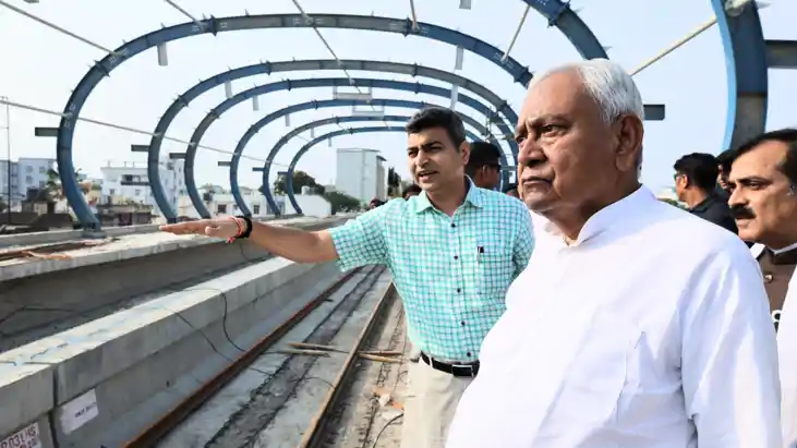 Bihar News : सीएम नीतीश ने पटना मेट्रो रेल परियोजना के निर्म Bihar News : सीएम नीतीश ने पटना मेट्रो रेल परियोजना के निर्म