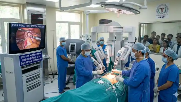 बिहार में चिकित्सा क्रांति: IGIMS में पहली रोबोटिक सर्जरी सफ