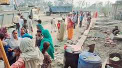 मौत का मिक्सिंग प्लांट: जर्जर पिलर गिरने से मजदूर की मौत, हाईवे पर भड़का जन-आक्रोश