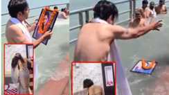  man performs funeral rites for living wife