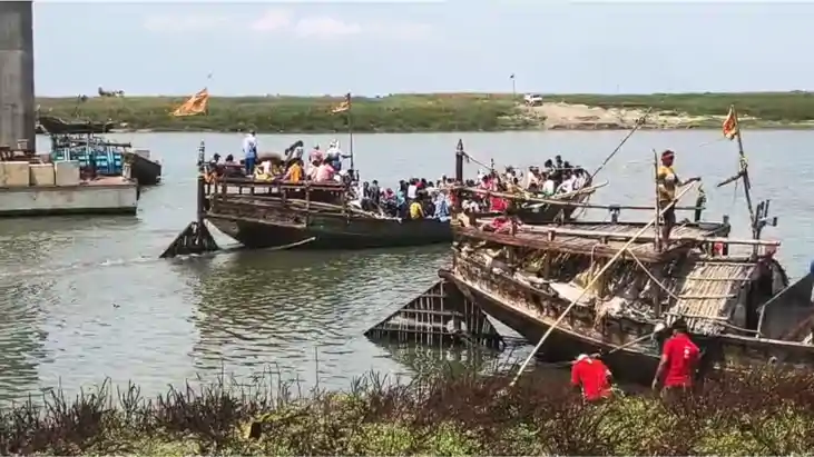 Bihar News : विक्रमशिला सेतु बंद होने का साइड इफेक्ट, गंगा क