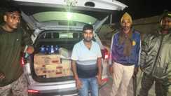 Bihar Crime : बिहार चुनाव के बीच उत्पाद विभाग की बड़ी कार्रवाई, लग्जरी कार पर लोड लाखों की विदेशी शराब किया बरामद, मौके से चालक को किया गिरफ्तार 