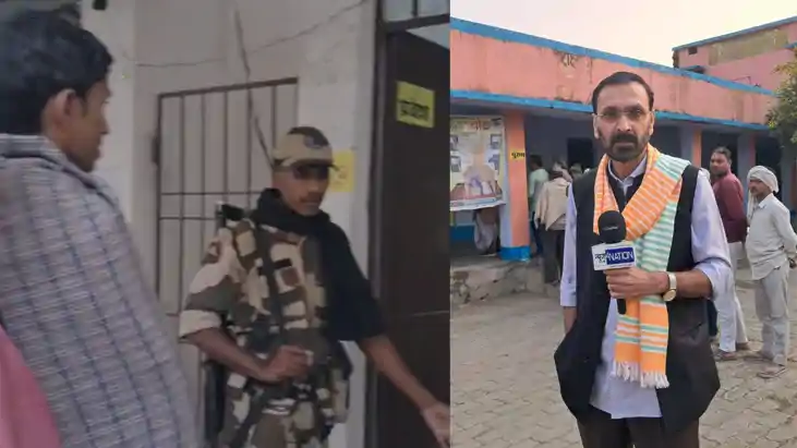 Early Rush at Booths Voters Queue