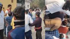 बीजेपी कांग्रेस में झड़प 