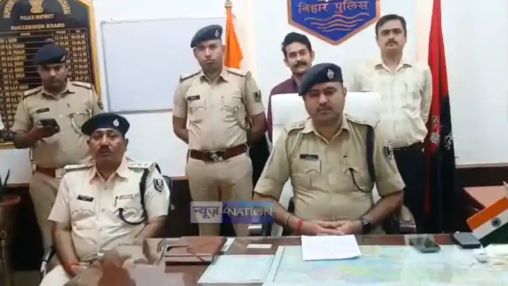 Bihar Crime News : अपराध की योजना बना रहे 6 अपराधियों को पुल