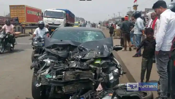 Bihar accident - कार की चपेट में आकर बाइक सवार डॉक्टर की मौत