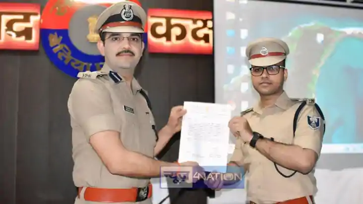 डीआईजी हरिकिशोर राय , एसपी स्वर्ण प्रभात