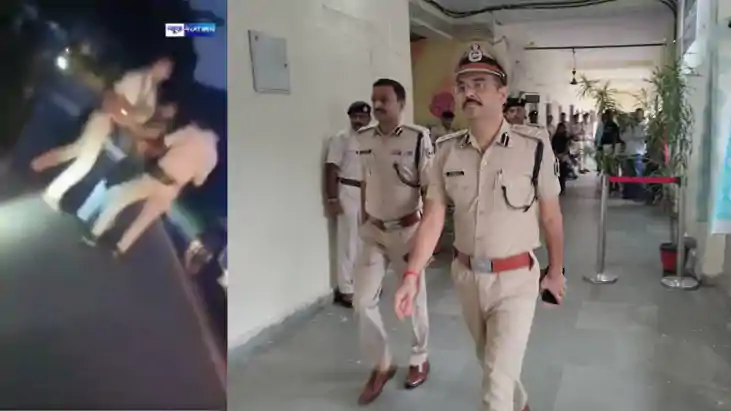 6 police suspend - थानाध्यक्ष, अपर थानाध्यक्ष, दो पीएसआई, एक
