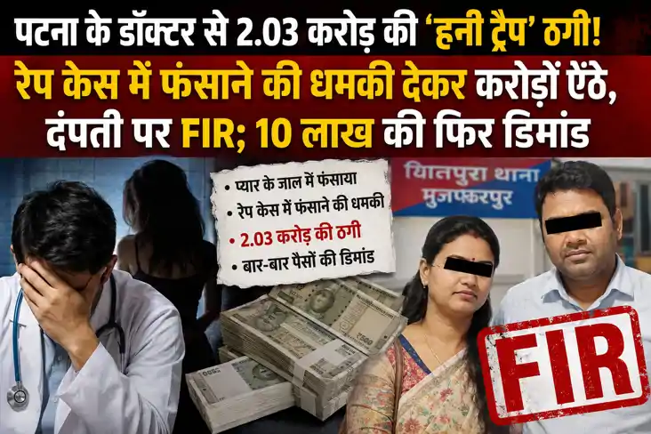 Patna Doctor Duped of 2  Cr in Honey Trap Couple Booked