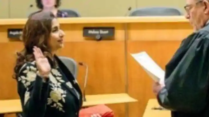 Indian took oath in America 