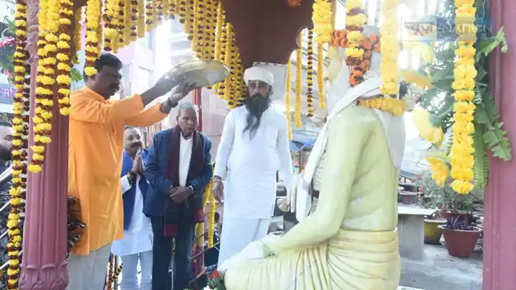 sant ravidas jayanti - महावीर मन्दिर में संत रविदास जयंती सम