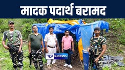 गया में एसएसबी जवानों के साथ पुलिस ने चलाया सर्च अभियान, भारी मात्रा में डोडा किया बरामद, मौके से फरार हुए तस्कर 