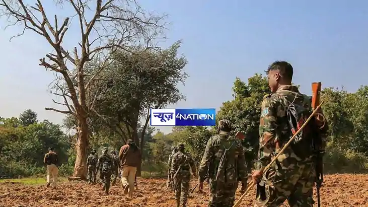 Maoist bunkers demolished Maoist bunkers demolished