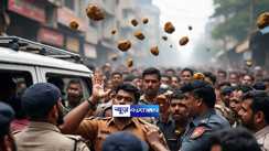 attacked on Bihar police