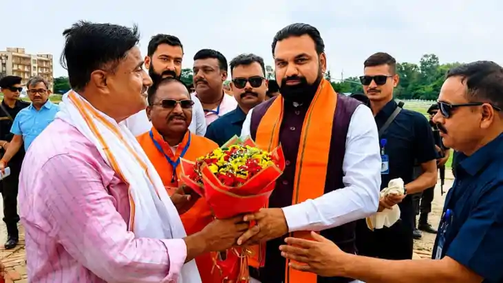 मुजफ्फरपुर पहुंचे सीएम सम्राट, विधायक अजीत कुमार ने कांटी मे