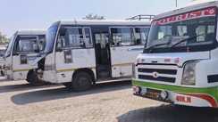  Indefinite strike of private bus operators in Sasaram