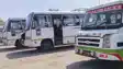  Indefinite strike of private bus operators in Sasaram