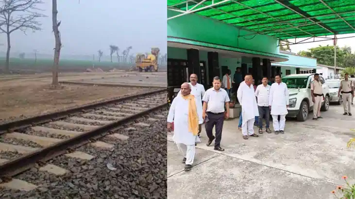 ललितग्राम-वीरपुर नई रेल लाइन परियोजना को मिली रफ्तार : सर्वे