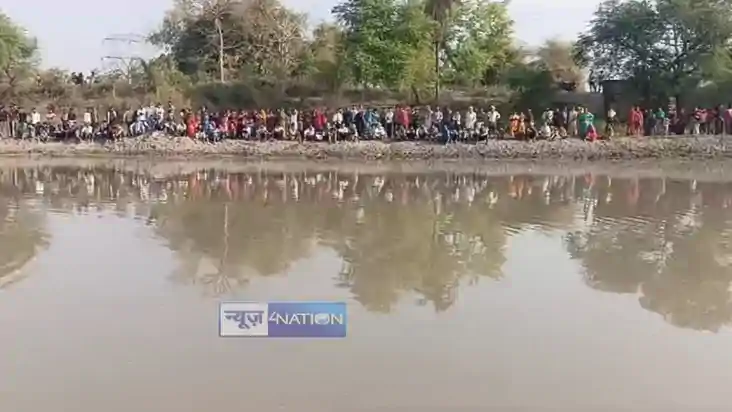 Hajipur news :वैशाली में बड़ा हादसा, 4 किशोर पोखर में डूबे, 