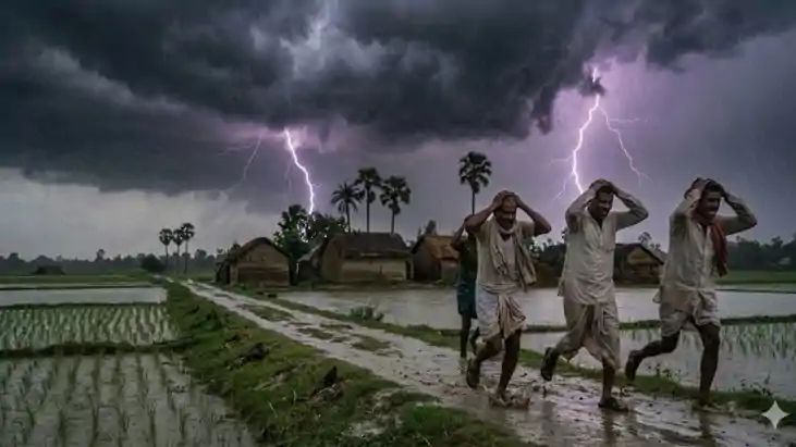 Bihar Weather Alert : सावधान! अगले तीन घंटे उत्तर बिहार पर भ