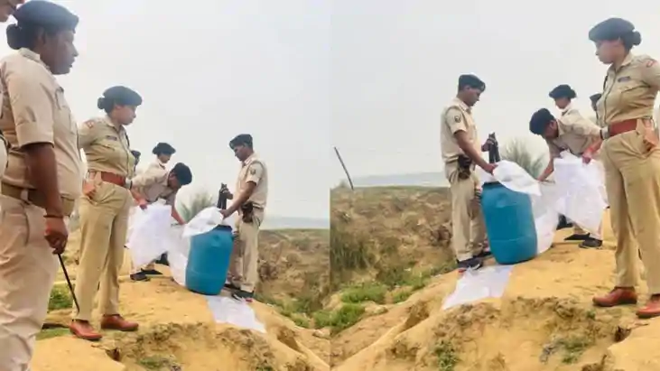 IPS सुषमा सागर का 'लेडी सिंघम' अवतार: गौरीचक में धधकती भट्ठि