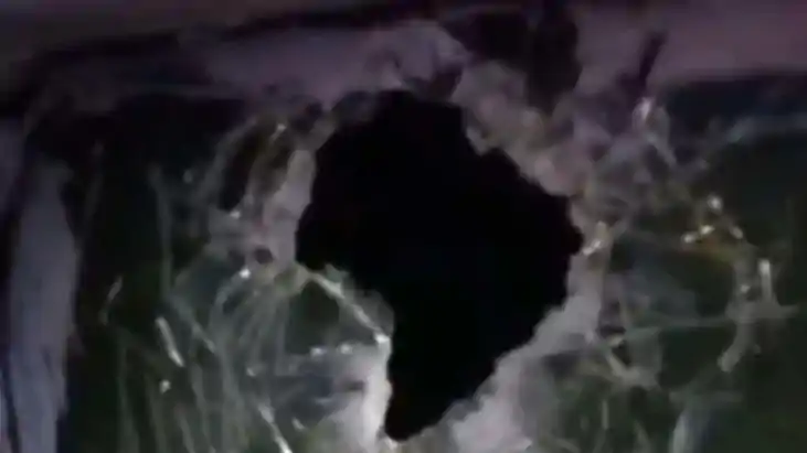 Saharsa Stone Pelting on Moving Train