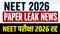 NEET 2026 exam cancelled