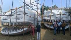 Saran Durga Puja Baniapur Manopali Dragon Pandal