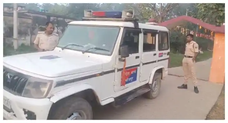 भोजपुर में थाना परिसर में होमगार्ड जवान की गोली लगने से संदि