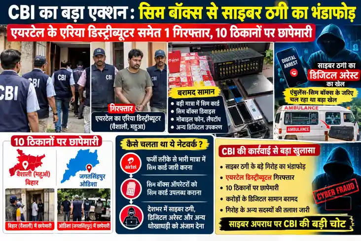 cbi arrests airtel distributor vaishali