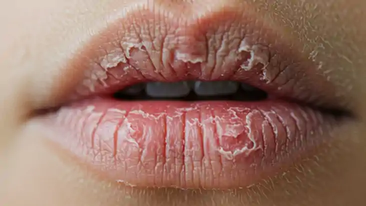 chapped lips