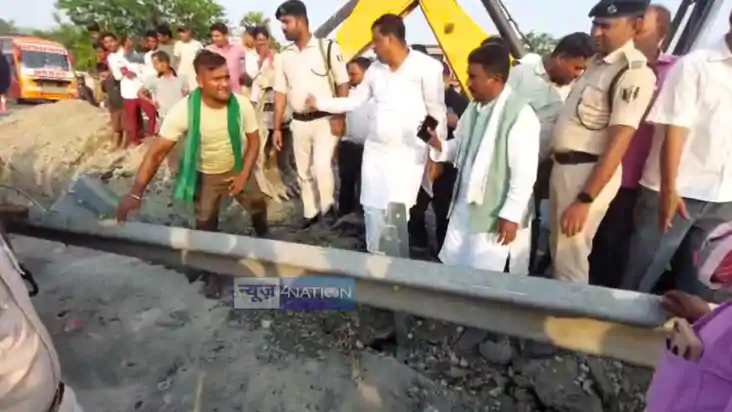 FIR on RJD MLA : मोतिहारी में NHAI के अधिकारियों ने राजद विध