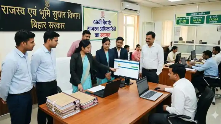 राजस्व विभाग में काम ने पकड़ी रफ्तार, BPSC 69वीं बैच के अधिक