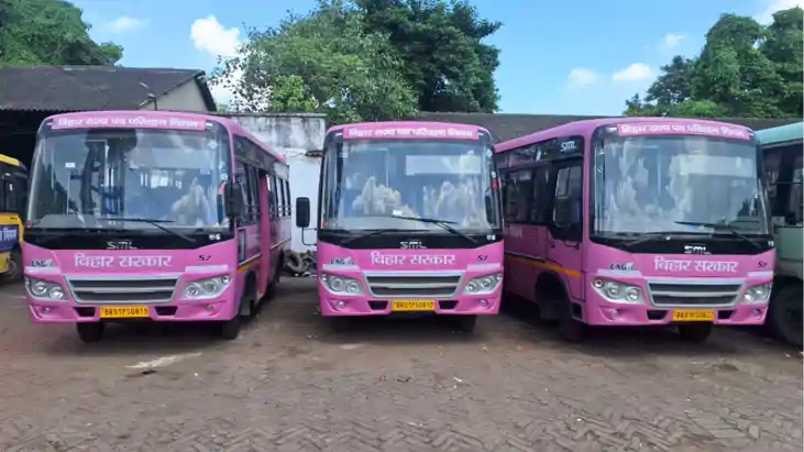 Bihar News : पटना की सड़कों पर 'पिंक बस' की कमान संभालेंगी म