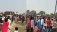 Gaya Sand row erupts crowd pelts stones police resort to lathicharge