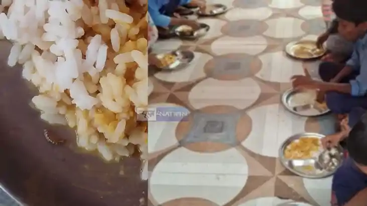 Worm Found in Motihari MDM System Eats Kids Veggies
