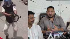 Tejashwi Announces RJD March Over AK 47 Use Against Students