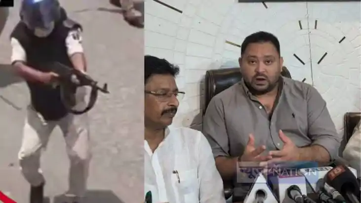 Tejashwi Announces RJD March Over AK 47 Use Against Students