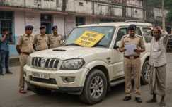 वर्दी' पर गिरी गाज: कोर्ट के आदेश के बाद भी स्कॉर्पियो नीलाम करने पर तत्कालीन DSP और उत्पाद अधीक्षक समेत 4 पर FIR