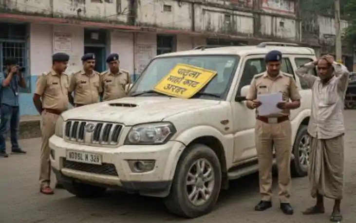 वर्दी' पर गिरी गाज: कोर्ट के आदेश के बाद भी स्कॉर्पियो नीलाम