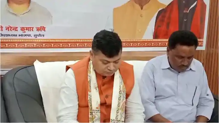 मोदी सरकार के 12 वर्ष पूरे होने पर सुपौल में मीडिया संवाद : 