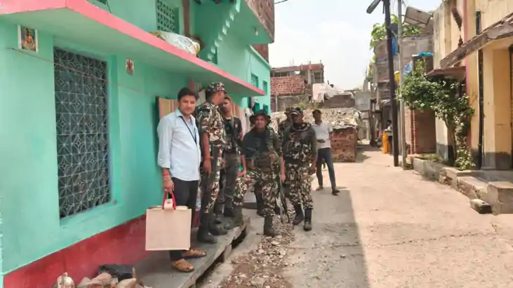 ED raids on Santosh Don premises in Khusrupur 