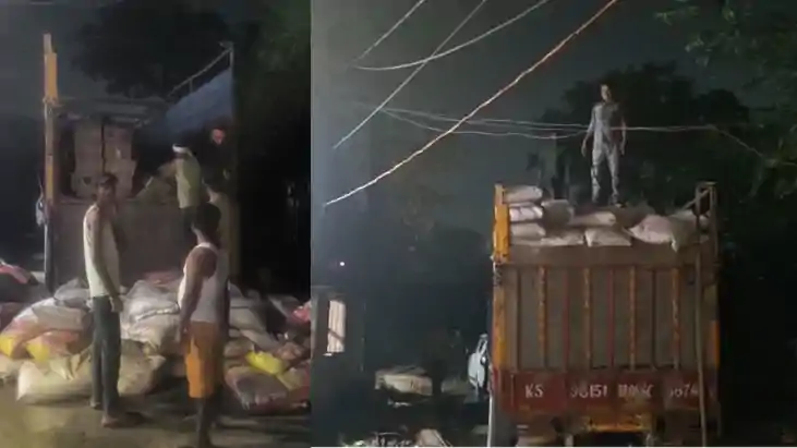  शराब माफिया पर पुलिस की 'सर्जिकल स्ट्राइक', भूसी की आड़ में 