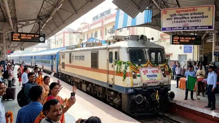 बिहार के रेल यात्रियों को बड़ी सौगात: पुरी-पटना स्पेशल अब हो